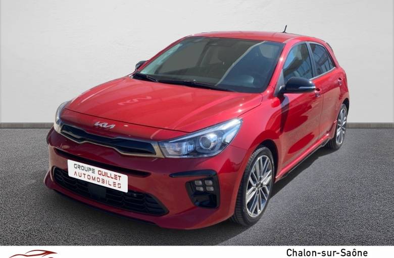 KIA Rio 1.0 T-GDi 120 ch MHEV BVM6  GT-Line - véhicule d'occasion - Groupe Guillet